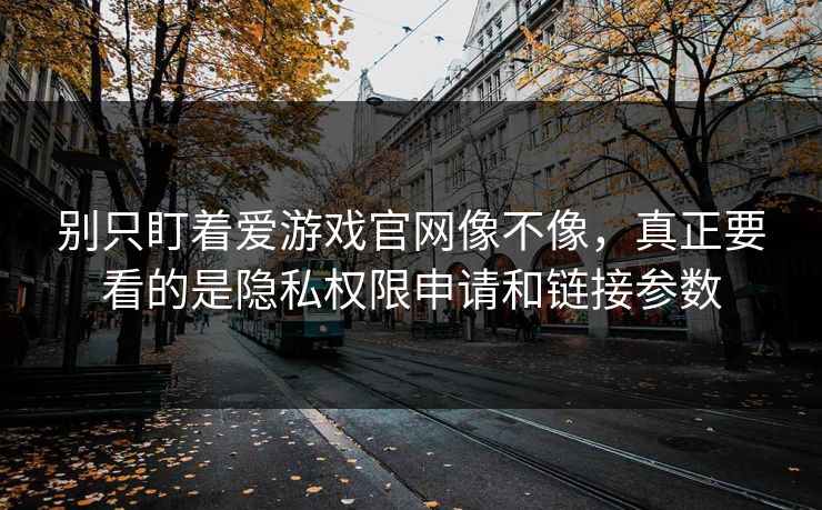 别只盯着爱游戏官网像不像，真正要看的是隐私权限申请和链接参数